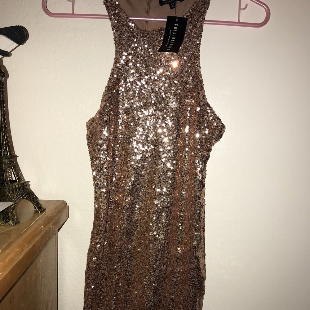 Rose gold Cocktail dress - Picture 1 of 1